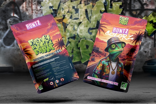 Packaging de CBD Bio French Magic Farm